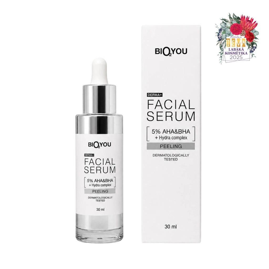 DERMA+ 5 rūgščių šveičiamasis serumas, 30 ml